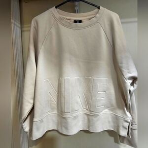 NIKE Crew Neck Cropped Sweater